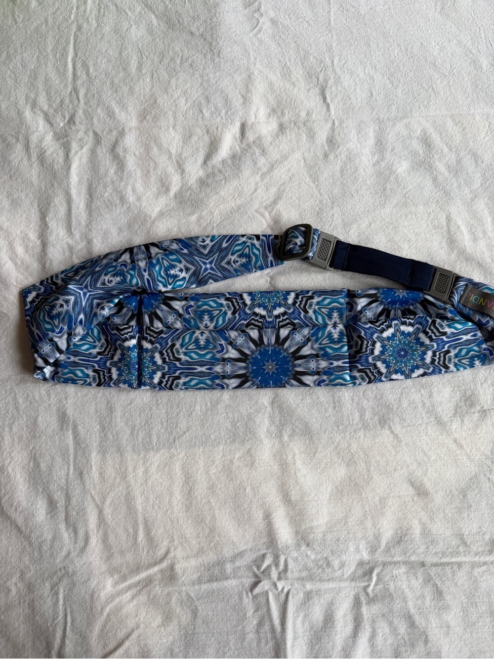Blue Kaleidoscope Pattern BANDI Waist Belt Bag